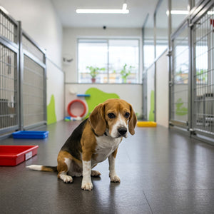 Is my dog sad when I board him at a kennel?