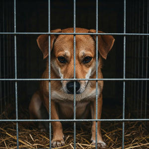 What is caged dog syndrome?